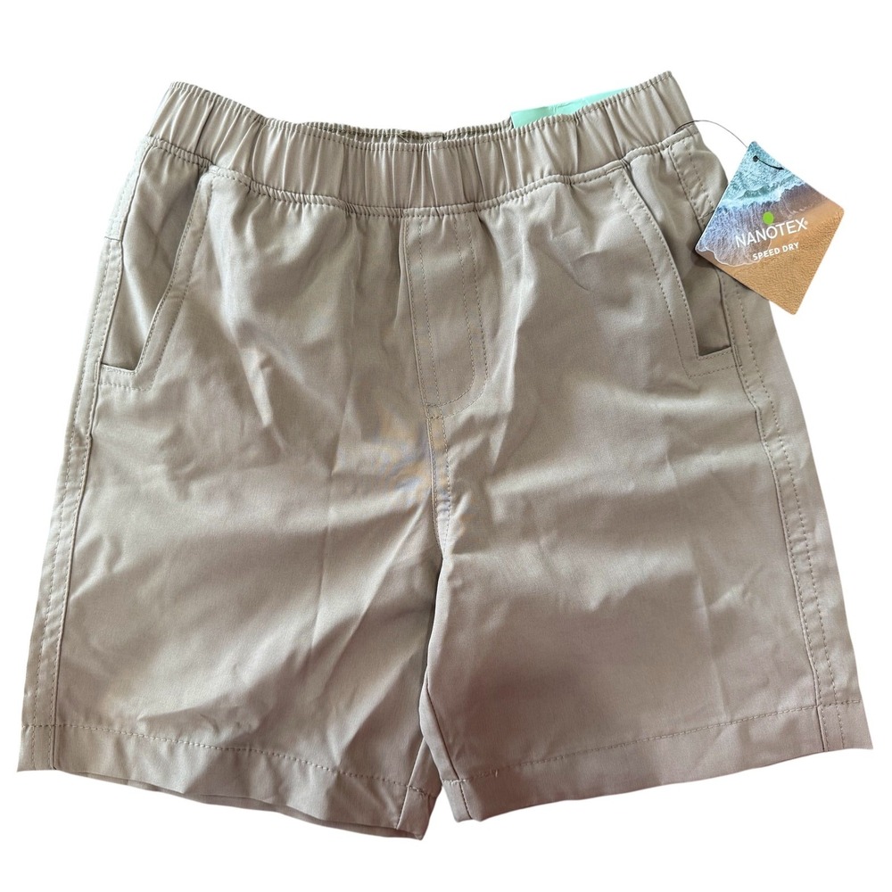 Magellan Outdoors Kids‎ Size 4 Tan Nanotex Speed Dry Water Repellent Shorts